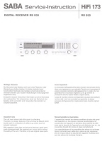 Saba RS930 - Service Manual